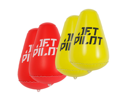 Тренировочный буй (4шт) JetPilot yellow/red, One Size, 23029