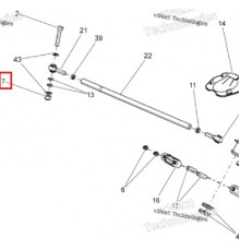 233601466 Гайка M10 Для Ski Doo