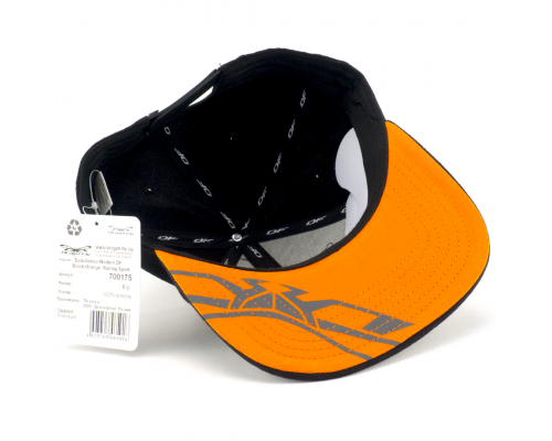 Бейсболка DRAGONFLY Racing Sport Black-Orange Classic 700175