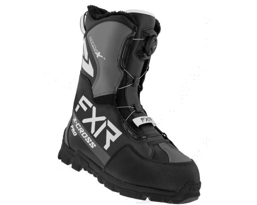Ботинки FXR X-Cross Pro BOA Black/White 220707-1001 (6,5)