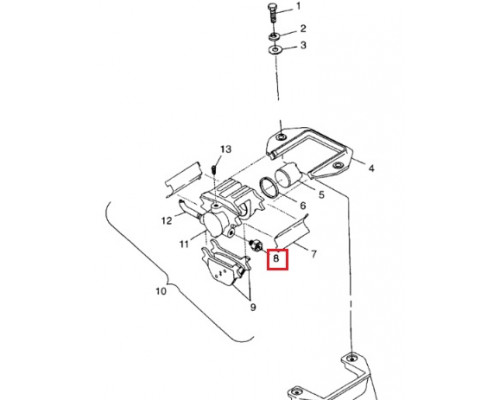 SM-01030 SPI Кнопка Тормоза Для Polaris 4110135, 4110234