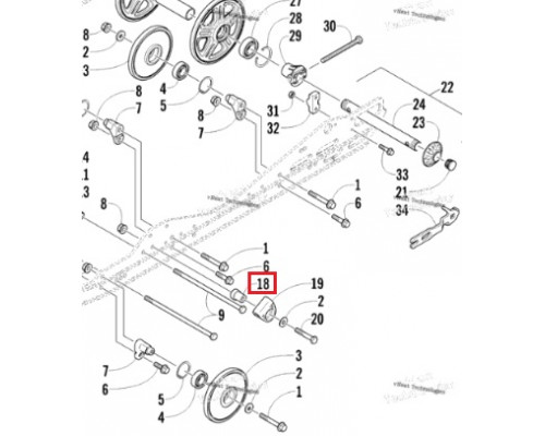 2604-600 Втулка Ограничителя Хода Пружины Для Arctic Cat