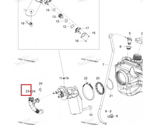 513033582 Шланг Топливный Для Ski Doo