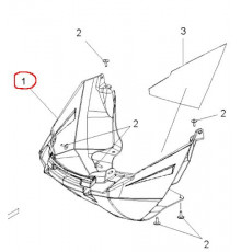 2633990 Панель Передняя Нижняя Для Polaris
