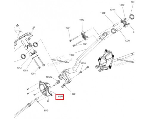 506153294 Пыльник Рулевой Тяги Для Ski Doo 506152785, 506153037, 506153109