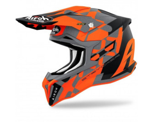 Шлем AIROH STRYCKER, цвет оранжевый матовый, размер L