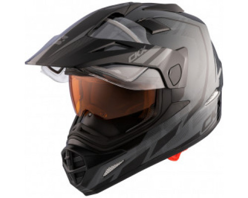 Шлем CKX QUEST RSV EDL снегоходный с подогревом визора, серый, размер M