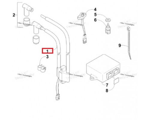 SM-01162 SPI Катушка Зажигания Для Arctic Cat 3007-451