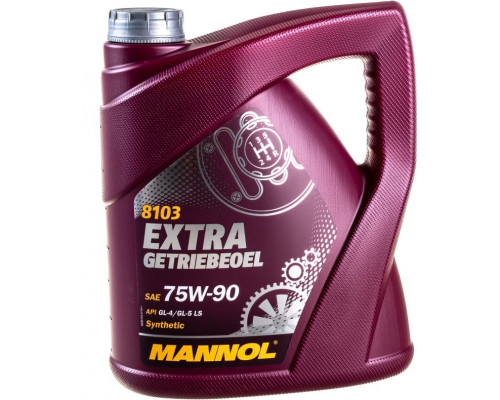 1353 MANNOL Extra Getriebeoel Масло Трансмиссионное Синтетическое SAE 75W90 4 Литра