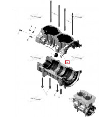 420890237 Картер Двигателя Для Ski Doo 550F 420890231