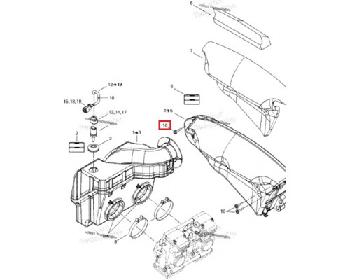 250000101 Винт Для Ski Doo