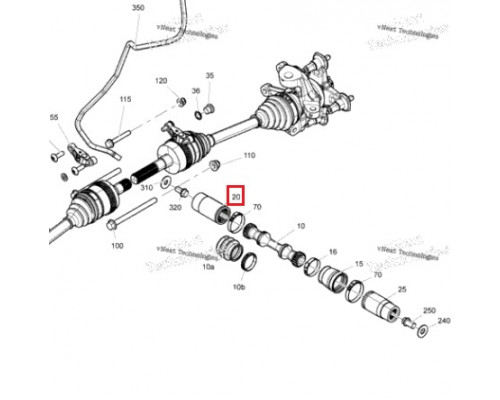 705401969 Муфта Карданного Вала Для BRP Can Am 703500678, 705400149, 705500201, 705501046