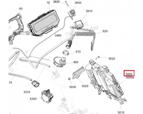 512061477 ECM Блок Управления Двигателем Для Ski Doo