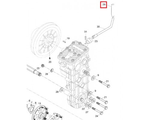 28247 Ручка Переключения Коробки Передач Для Ski Doo M28247