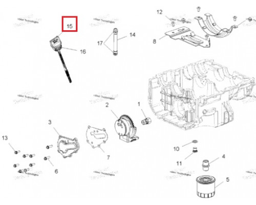 2521028 Щуп Масляный Для Polaris Sportsman, SCRAMBLER 2520570, 2521023