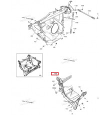 518334599 Кронштейн Двигателя Левый Для Ski Doo 518328490, 518329960, 518330547, 518330557, 518330687, 518331254, 518332688