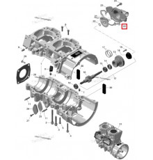 420931811 Прокладка Помпы Для Ski Doo 420931810