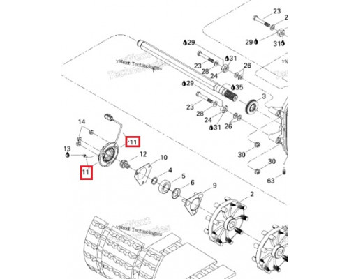 504152173 Датчик Скорости Для Ski Doo