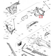 518332687 Кронштейн Двигателя Правый Для Ski Doo 518329999, 518328487, 518330554, 518331257, 518330545