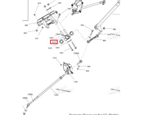 506153048 Втулка Рулевого Вала Для Ski Doo 506152936