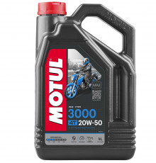 107319 MOTUL Моторное масло 3000 4тактное SAE 20W-50 4 литра