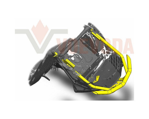 VOEVODA Бампер Передний С Защитой S-модуля Для Ski Doo REV XM 502007176, 860201167, 860201170, 860201168, 860201172, 860201173, 860201174, 860201175  (Черный)