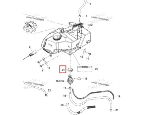 293650099 Хомут Для Ski Doo