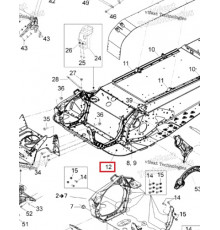 518325524 Кронштейн Рамы Левый Для Ski Doo