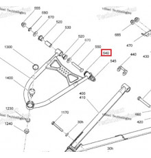 250001023 Болт Передней Подвески Для Ski Doo 250000290