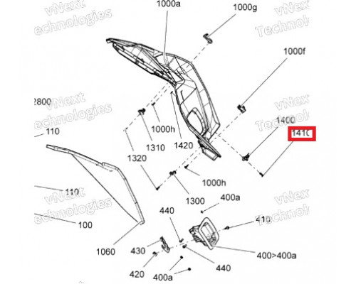 293150100 Заклепка Для Ski Doo