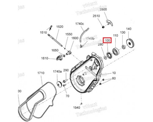 293200158 Сальник Коробки Передач Для Ski Doo