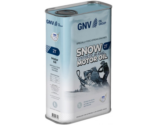 GNV Snow Motor Oil Масло Моторное 2Т Двухтактное 1 Литр GS2T0013114101654200001