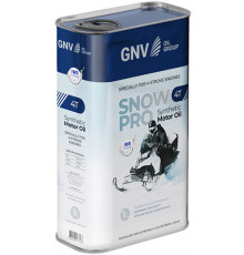 GNV Snow PRO Motor Oil Масло Моторное Синтетическое 4Т Четырехтактное SAE 0W-40 1 Литр GSP4T121116201654040001
