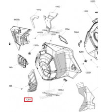 517309318 Панель Вентиляционная Левая Для Ski Doo REV Gen5 517307956