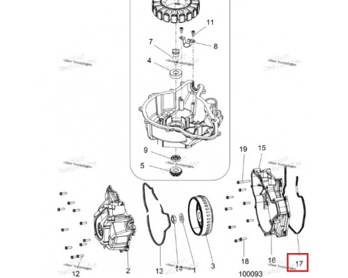 5415085 Прокладка Крышки Генератора Для Polaris 5414649