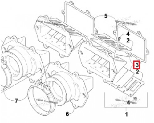 3005-878 Лепесток Впускного Клапана Для Arctic Cat