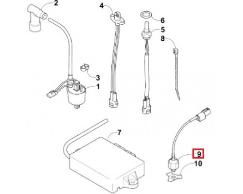 3006-886 Датчик Детонации Для Arctic Cat 3006-240