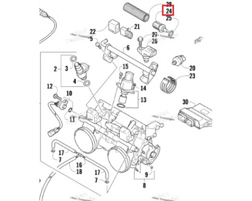 3007-060 Датчик Для Arctic Cat 3007-214