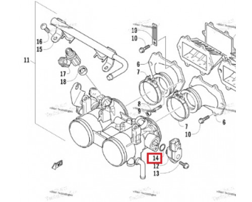 3007-468 Сальник Датчика Для Arctic Cat