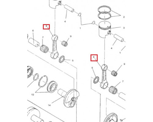 3083252 Шатун Для Polaris