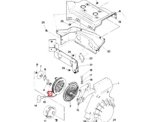 3083377 Барабан Ручного Стартера Для Polaris 3023393