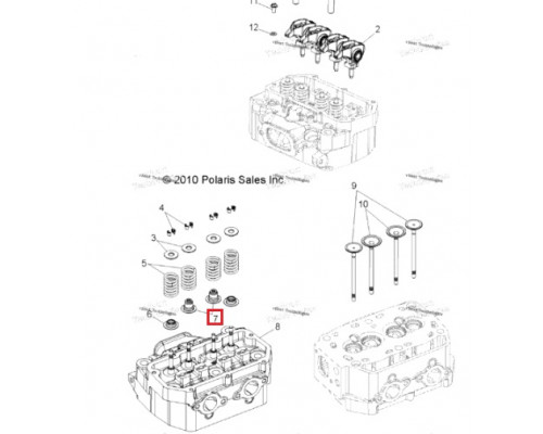 5413747 Колпачок Маслосъёмный Для Polaris RZR, RANGER 800