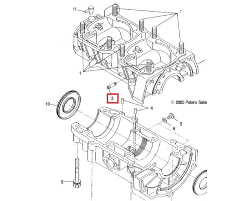 3083798 Клапан Маслоподачи Для Polaris 3083567