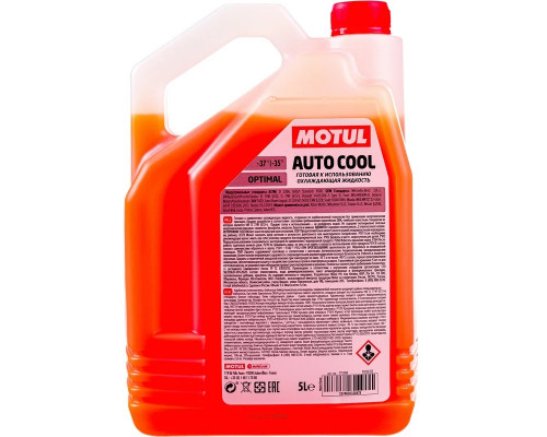 111200 MOTUL Антифриз Auto Cool Optimal -37°C 5 Литров 111180