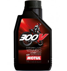 112684 MOTUL Масло Моторное Синтетическое 300V Off Road 4Т Четырехтактное SAE 15W-60 1 Литр