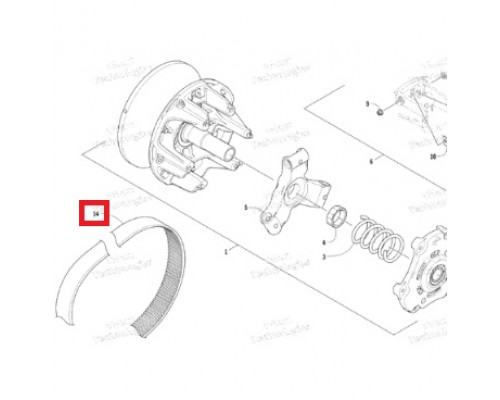 0627-111 Ремень Вариатора Для Arctic Cat 2018-2019