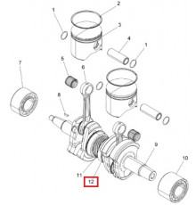 3090284 Подшипник Коленвала Для Polaris