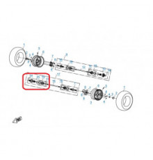 BD-9060-280130 Шрус внутренний задний левый Z6/Z8/U800 9060-280130-1000