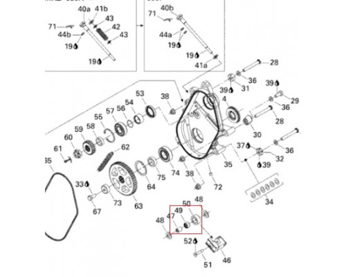 SM-03362 SPI Ролик Натяжителя Приводной Цепи Для 414531300, 405403000, 504080200