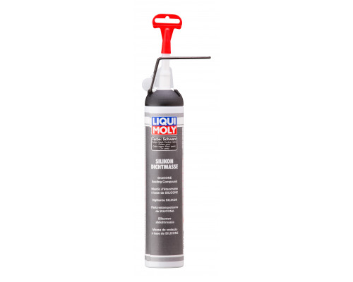 6185 LIQUI MOLY Силиконовый герметик Silicon-Dichtmasse schwarz черный 200 мл